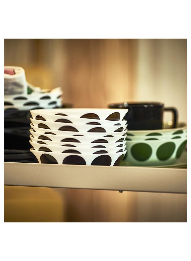 erorex Bowl, White Black/Dot Pattern, 15 Cm - Image 3