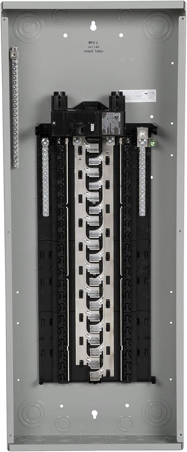 SIEMENS SN Series 200 Amp 40Space 40Circuit Main Breaker PlugOn Neutral Indoor Load Center - Image 2