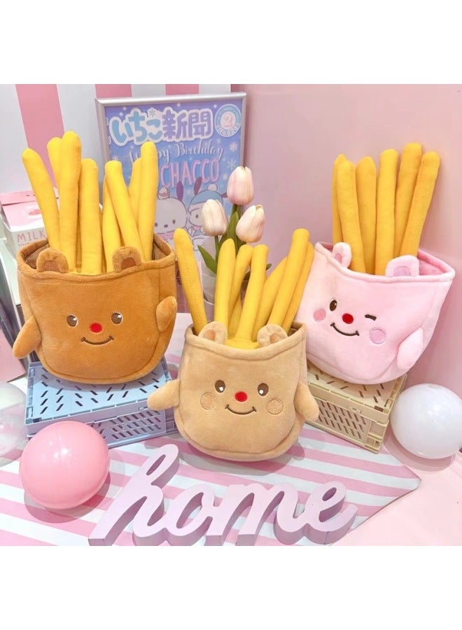 8 Inch Doll Machine Plush Toys Net Red Flow Cute Fries Doll Playground Small Gift-Specification:Style 6 Is About 21cm, 12 Pieces In A Pack-Color:Place An Order In Multiples Of 12 For A Single Option, As Shown In The Picture - Image 2
