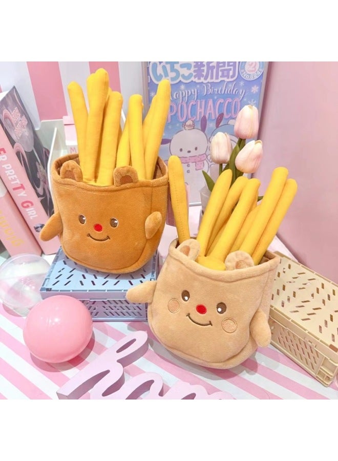 8 Inch Doll Machine Plush Toys Net Red Flow Cute Fries Doll Playground Small Gift-Specification:Style 6 Is About 21cm, 12 Pieces In A Pack-Color:Place An Order In Multiples Of 12 For A Single Option, As Shown In The Picture - Image 5