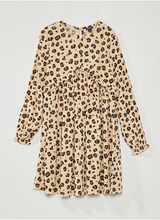 Kiabi Flowing printed dress(LS)  - Image 1