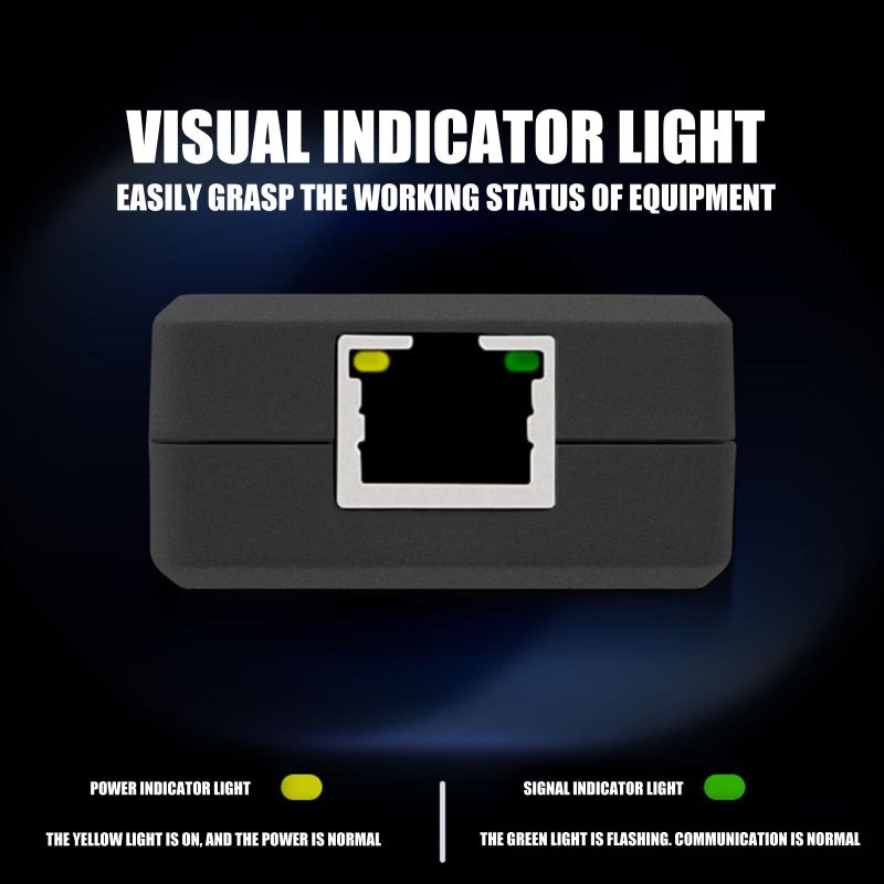 IEEE802 3af PoE Switch 2 Ports 100m For Power Over Ethernet Cameras LED Indicators - Image 4