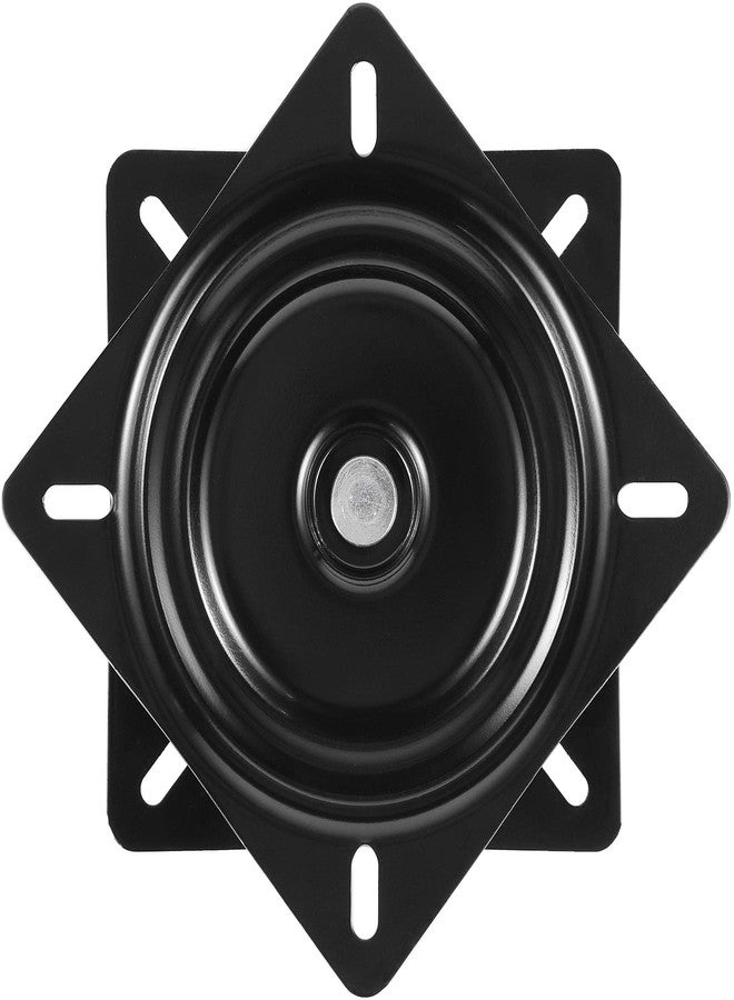 ZEONHAK 3 PCS 7 Inch Bar Stool Swivel Plate, Heavy Duty Replacement, Seat Swivel Base Mount Plate for Stool and Chair, Black - Image 5