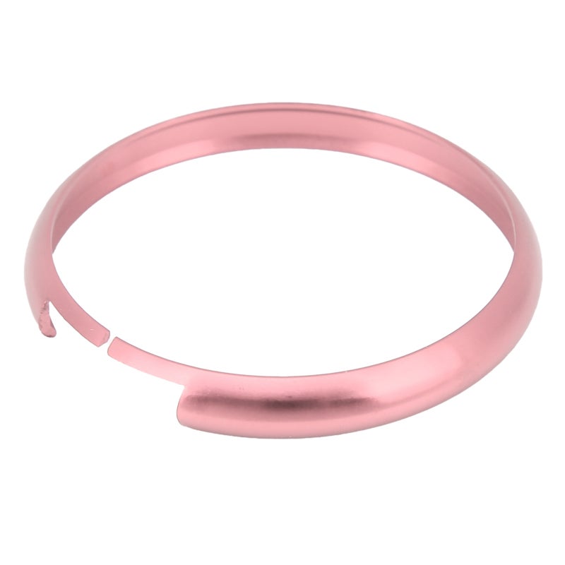Remote Key Fob Ring Pink Aluminum Alloy Replacement for MINI R55 R56 R57 R58 R59 R60 - Scratch Protection Anodized Surface Trim for Key Fob - Image 3