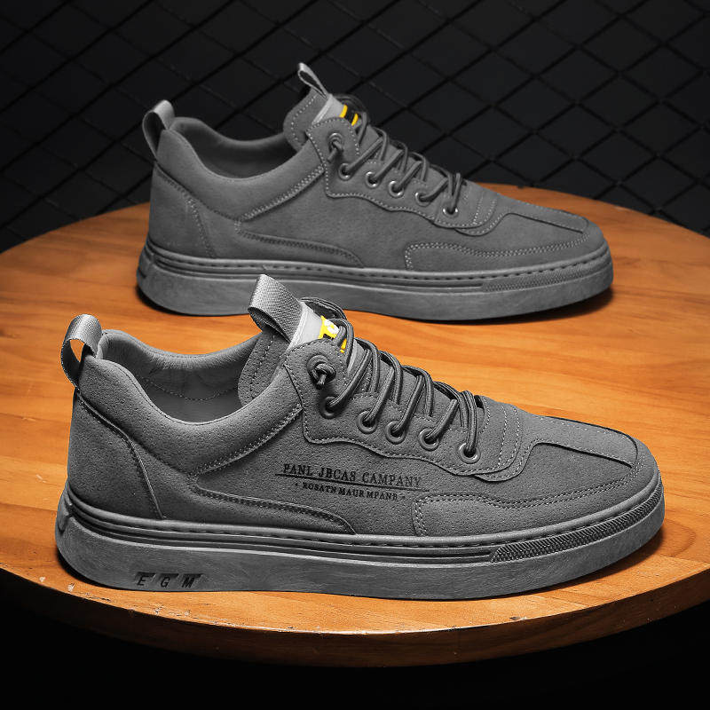 أحذية حماية العمال للرجال لموقع البناء - أحذية رياضية مقاومة للاهتراء للرجال - أحذية جلدية عصرية للرجال - Image 1
