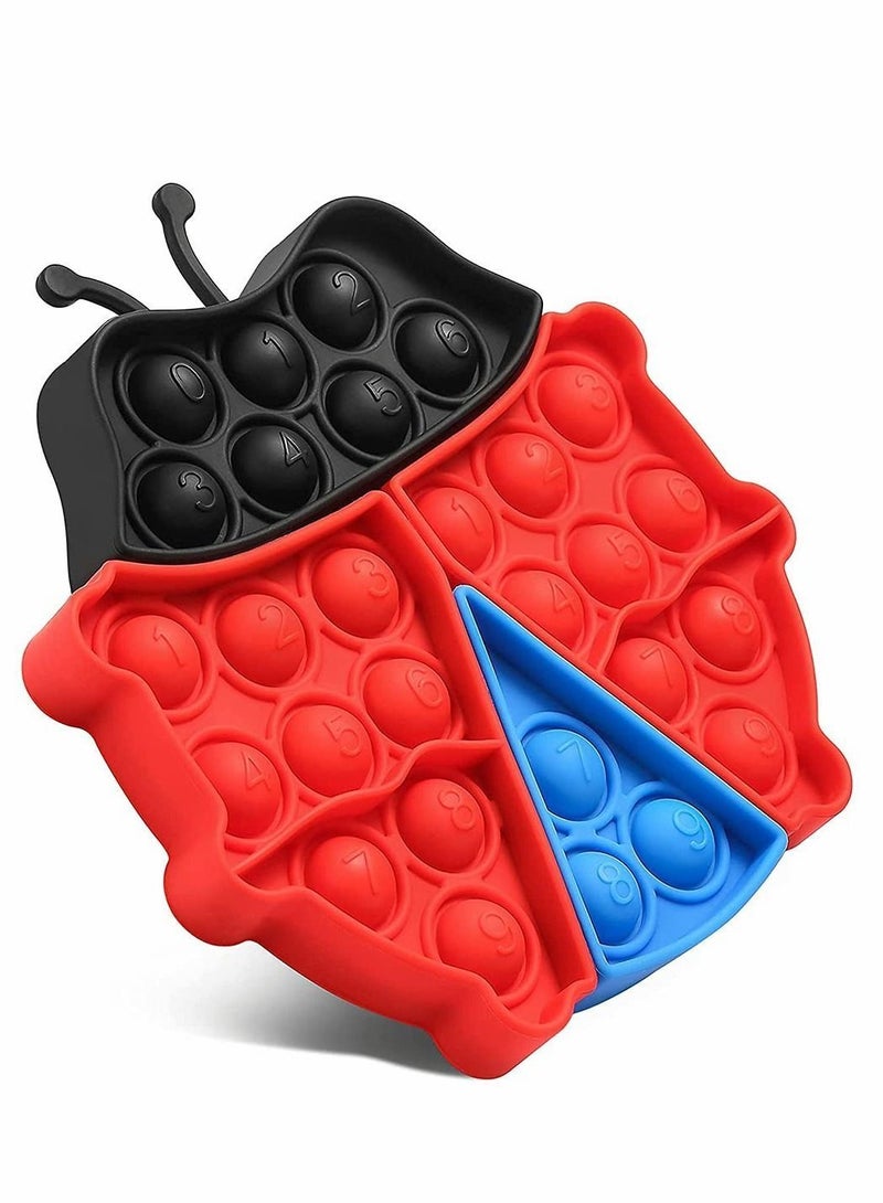 Y&D Push Popping Bubble Its Sensory Fidget Toy, Autism Special Learning, Food Grade Silicone, Anxiety Stress Relief Squeeze Toy - Image 1