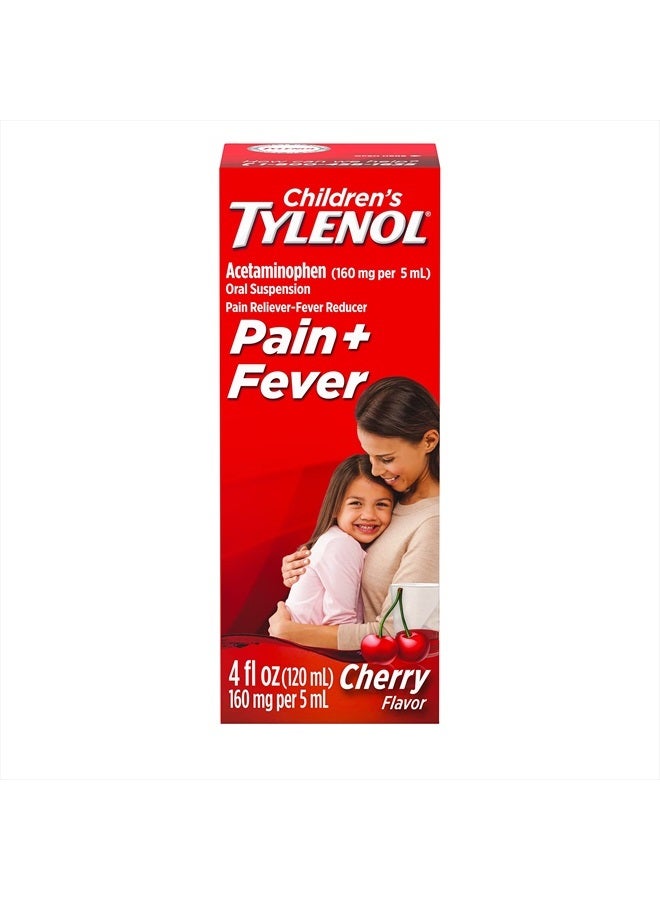 Tylenol Children's Oral Suspension, Cherry, 4 Fl. Oz - Image 1