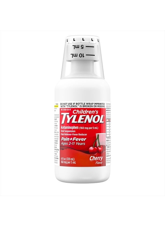 Tylenol Children's Oral Suspension, Cherry, 4 Fl. Oz - Image 2