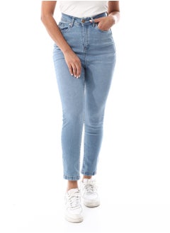 Andora Traditional Five Pockets Skinny Jeans Pants_ Light Blue  - Image 1