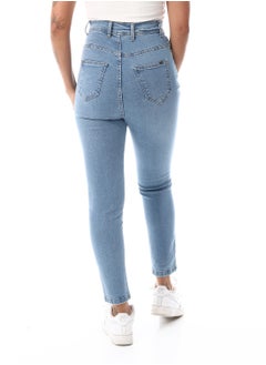 Andora Traditional Five Pockets Skinny Jeans Pants_ Light Blue  - Image 3