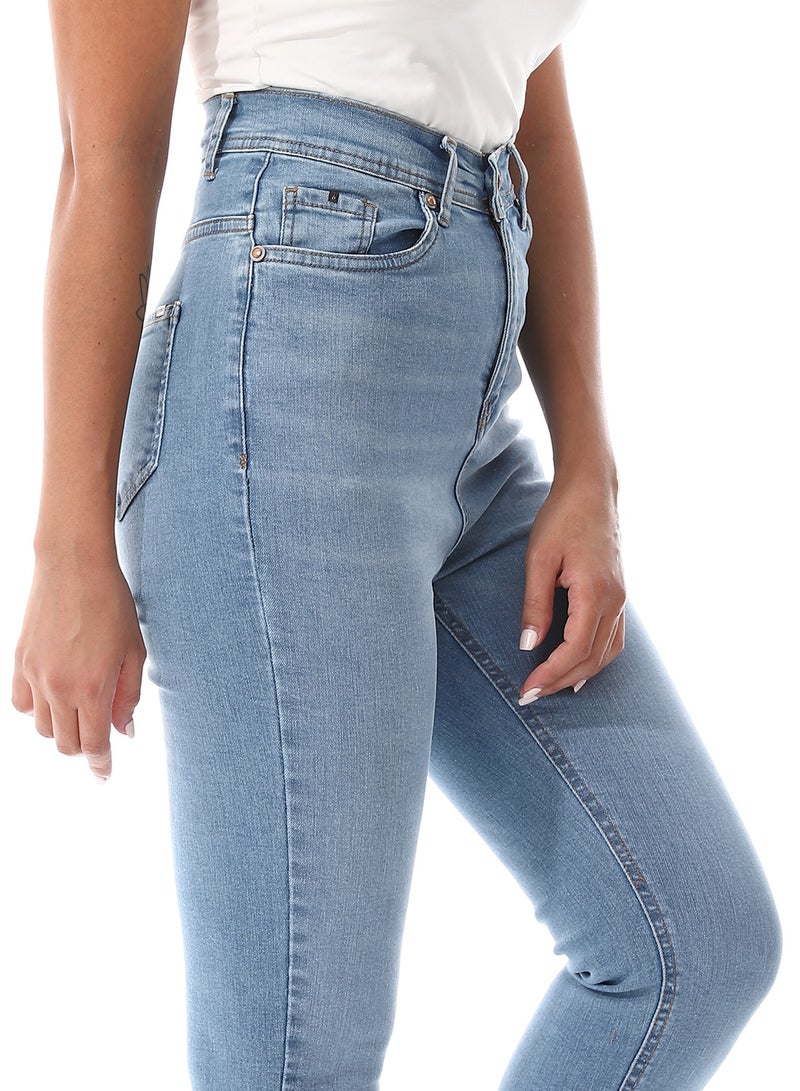 Andora Traditional Five Pockets Skinny Jeans Pants_ Light Blue - Image 4