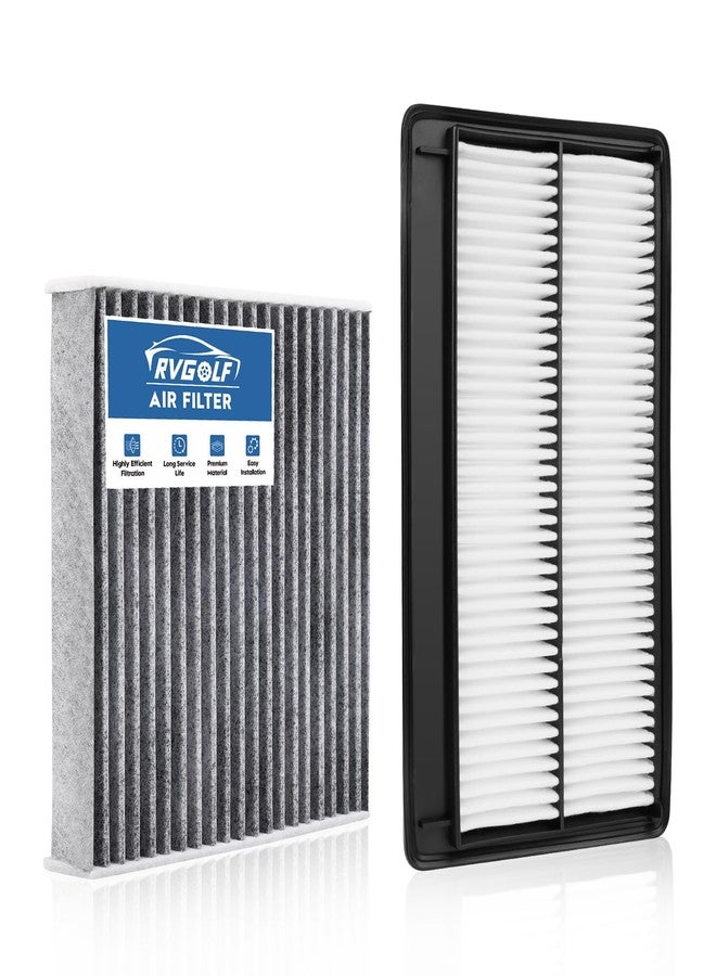 RVgolf Engine+Cabin Air Filters Fit for 2022-2025 2026 Acura MDX 3.5L, 2023-2025 2026 Honda Pilot 3.5L Engine Air Filter Replacement Accessories CF11182 17220-61A-A00 - Image 1