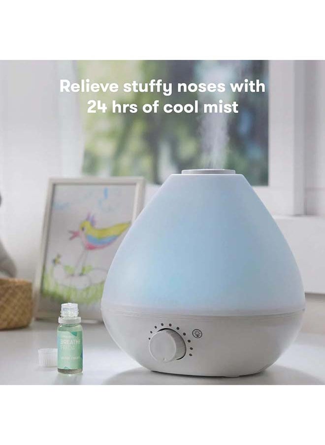3-In-1 Humidifier With Diffuser And Nightlight - White