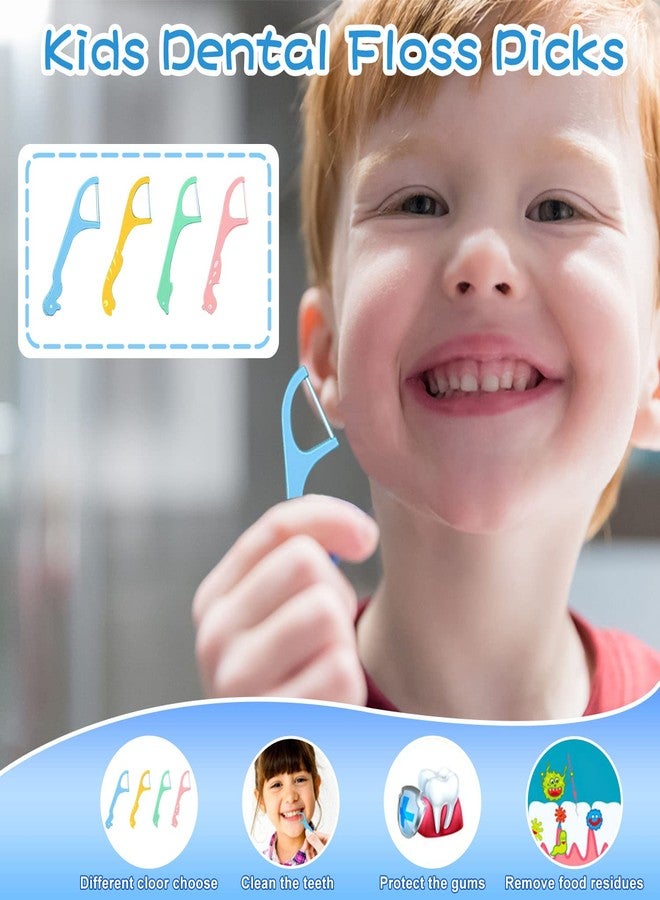 Akpgf Kids Flossers, Kids Dentle Floss Picks Dispenser, Fun & Colorful Animal Kid Floss Prevent Tooth Decay and Gum Disease for Kid,Teenagers,Children,Girls,Boys,Men and Women-2 Boxes - Image 2
