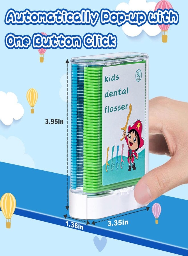 Akpgf Kids Flossers, Kids Dentle Floss Picks Dispenser, Fun & Colorful Animal Kid Floss Prevent Tooth Decay and Gum Disease for Kid,Teenagers,Children,Girls,Boys,Men and Women-2 Boxes - Image 4