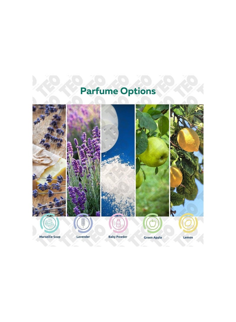 فيلين فیلن کیٹ لیٹر کلمپنگ ڈسٹ فری 20L تفاحة خضراء - Image 3