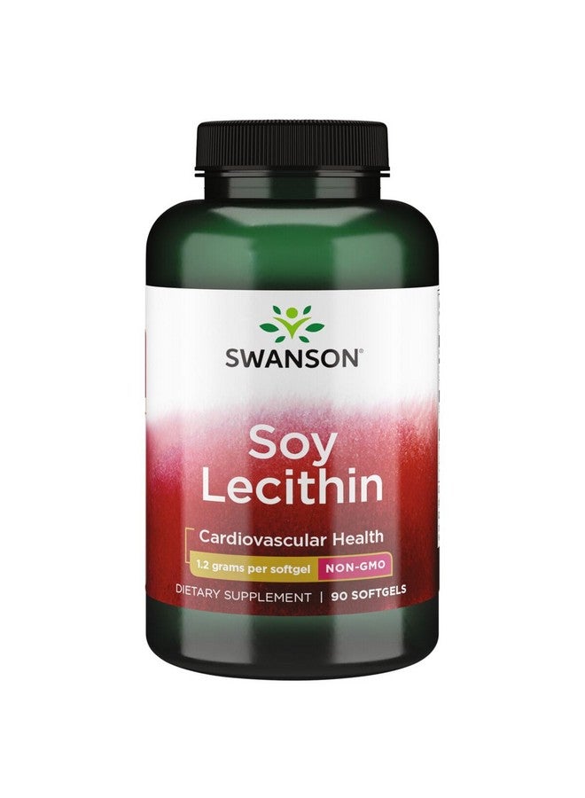 Swanson Soy Lecithin Non-GMO 1.2 G 90 SGEL - Image 1