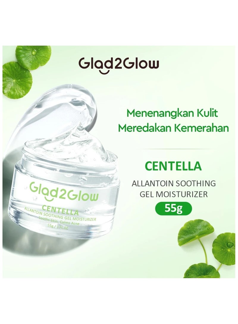 Glad2Glow Acne Set Moisturizer Gel Repair Skin 55g + Acid Power Clear Acne Serum 17ml - Image 4
