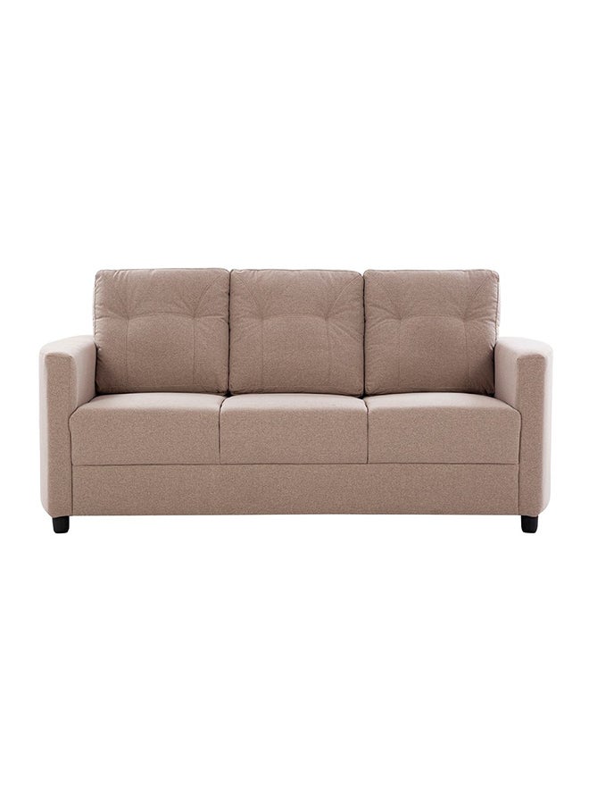 DANUBE HOME Nottingham 3 Seater Fabric Sofa | Modern Design Three Seat Sofas | Comfortable Living Room Furniture L186xW85xH88cm - Desert Sand - Image 2