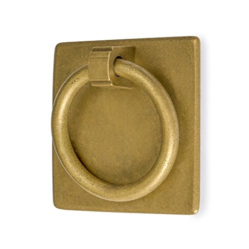 Hardware Philosophy Ring Plate Pulls 2.3 Inches - Set of 2 - Architectural, Interior Design, Furniture Cabinet Customization Hardware - Image 3