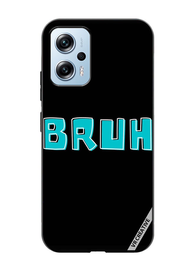 VR CREATIVE Protective Case Cover For Xiaomi Poco X4 GT Bruh Design Multicolour - Image 1