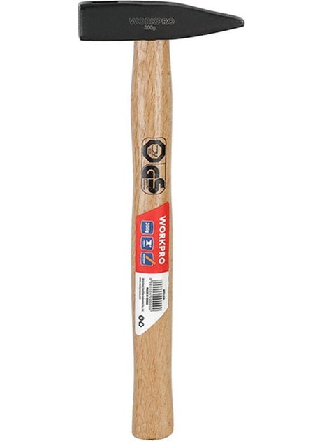 WORKPRO WP241019 500GR Wooden Handle Hammer  - Image 1