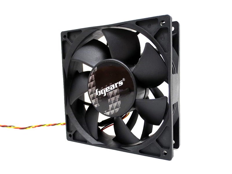 Bgears b-Blaster 24V 140x38 Hi-Speed 5200RPM with 308CFM 2 Ball Bearing Fan Black - Image 5
