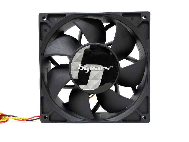 Bgears b-Blaster 24V 140x38 Hi-Speed 5200RPM with 308CFM 2 Ball Bearing Fan Black - Image 1