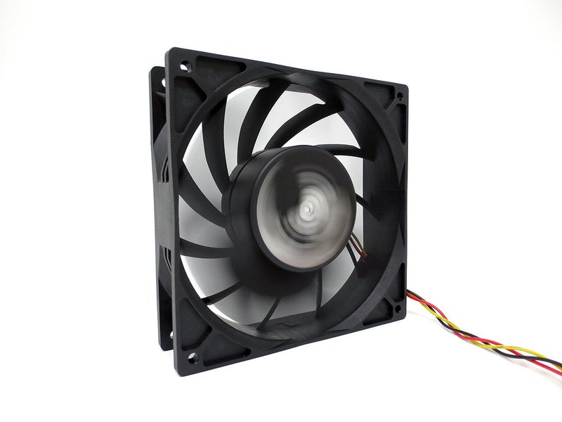 Bgears b-Blaster 24V 140x38 Hi-Speed 5200RPM with 308CFM 2 Ball Bearing Fan Black - Image 4
