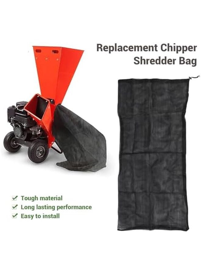 شبكة بديلة من النايلون لحقيبة جمع أوراق مفرمة الخشب مقاس 24 × 48 بوصة - Image 3