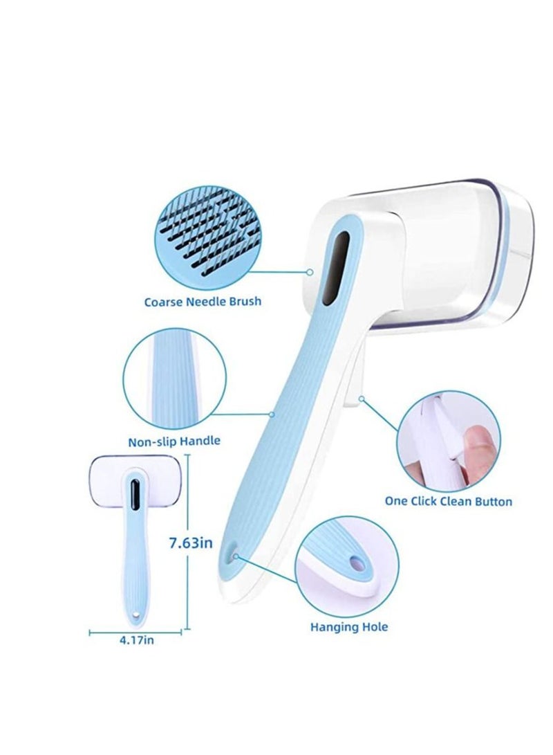 Y&D Dog & Cat Grooming Brush 2 Pack of Pet Self Cleaning Brush, Professional Brush,for Styling Comb, Removing Dead Hair for Dog/Cat with Short, Medium, Long - Image 2