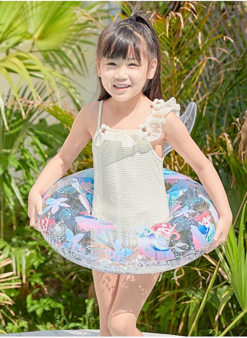 Loquat Mermaid Baby Swimming Ring Inflatable Pool Floaties Suitable  - Image 4