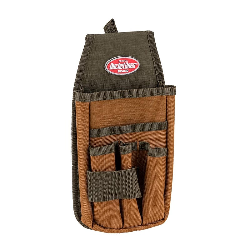 Bucket Boss باكت بوس - حقيبة أدوات مع غطاء فلاب فيت، حقائب - السلسلة الأصلية (54170)، بني - Image 4