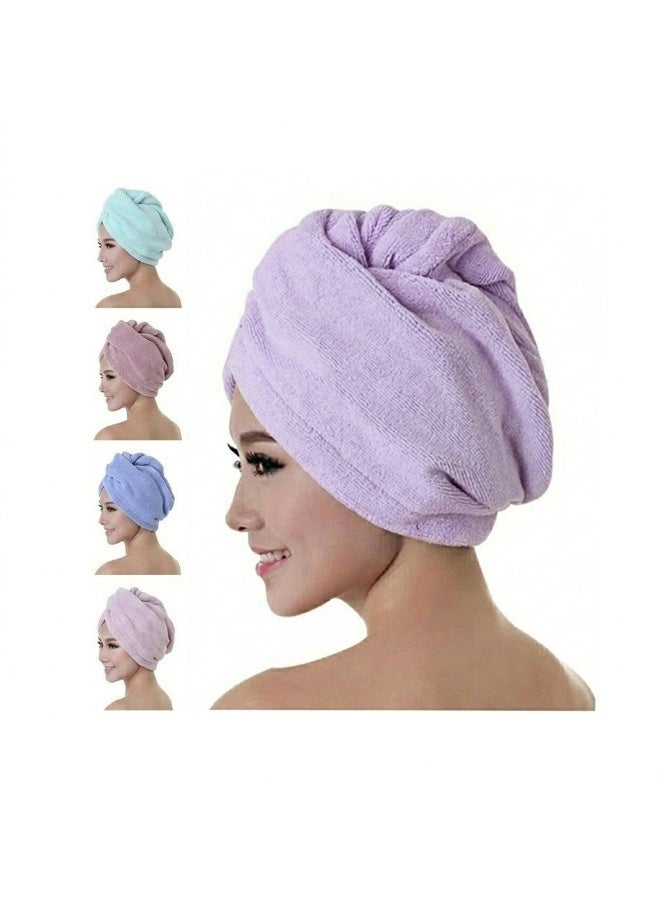 Microfiber Hair Towel Wrap – Quick Dry Hair Turban - Image 1