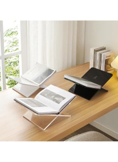 BUYCO Quran Bible Magazines Recipe Book Stand Acrylic Clear Book Holder Best For Open And Closed Book Reading  - Image 3
