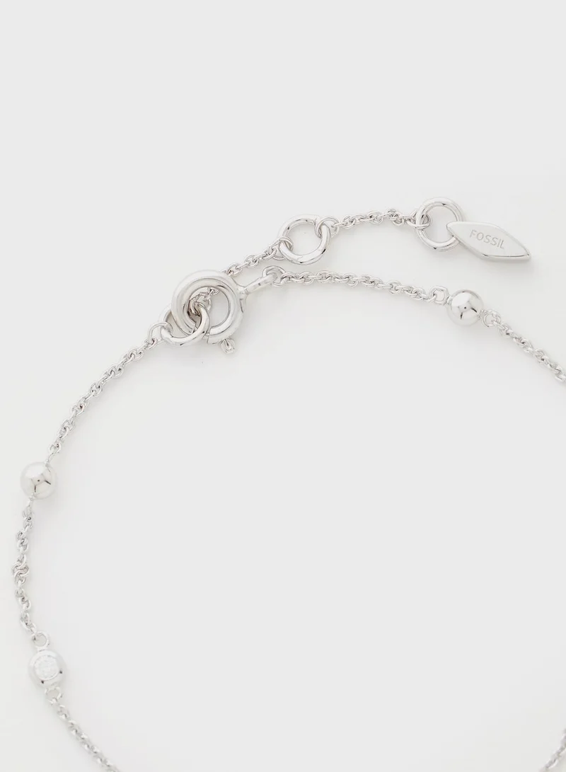 FOSSIL Logo Beaded Bracelet