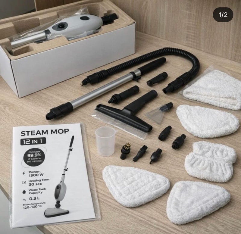 Floor Steam Mop 2400W 12 in 1 - Image 1