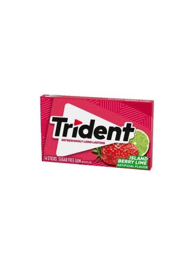 Trident Sugar Free Island Berry Lime