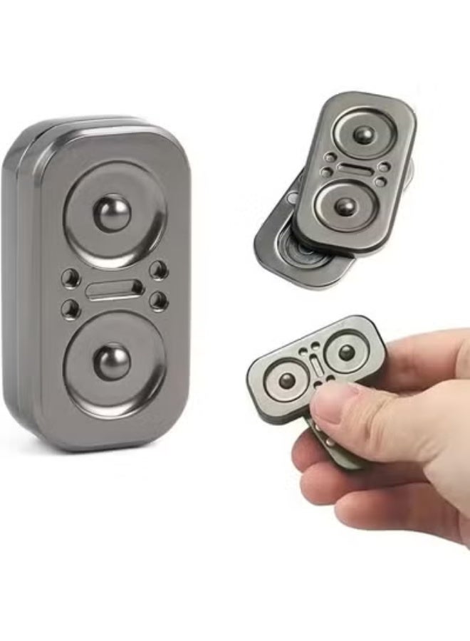 EDC Toys Fidget Slider Fidget Toy Adult Stress Relief Metal Push Pull Rotation ADHD Recreational Fidget Toys, Birthday Desk Toy Creative Gifts for Father Husband Boyfriend - Image 1