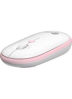 lecoo Lenovo WS212 Wireless 1600DPI 4-Button Optical Mouse White & Pink  - Image 4