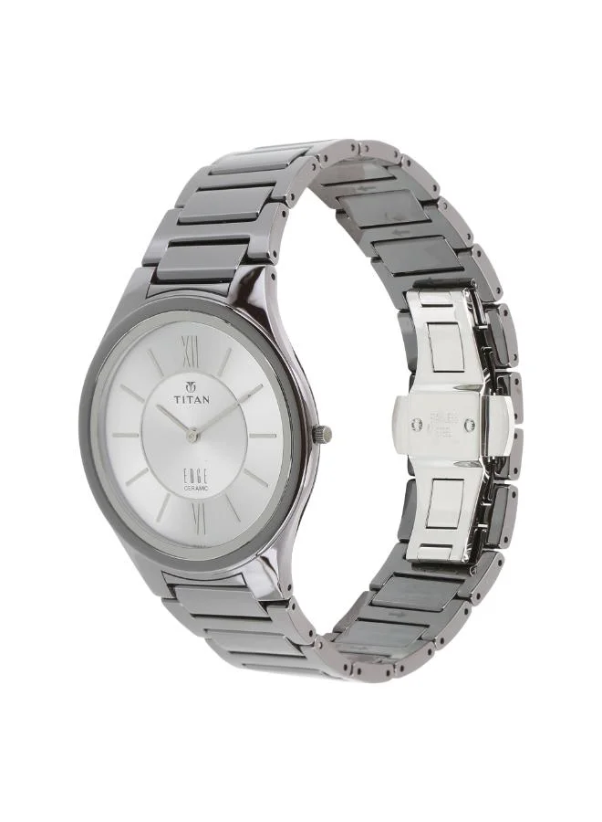 تيتان Men's Ceramic Analog Watch 1696QC02 - 30 mm