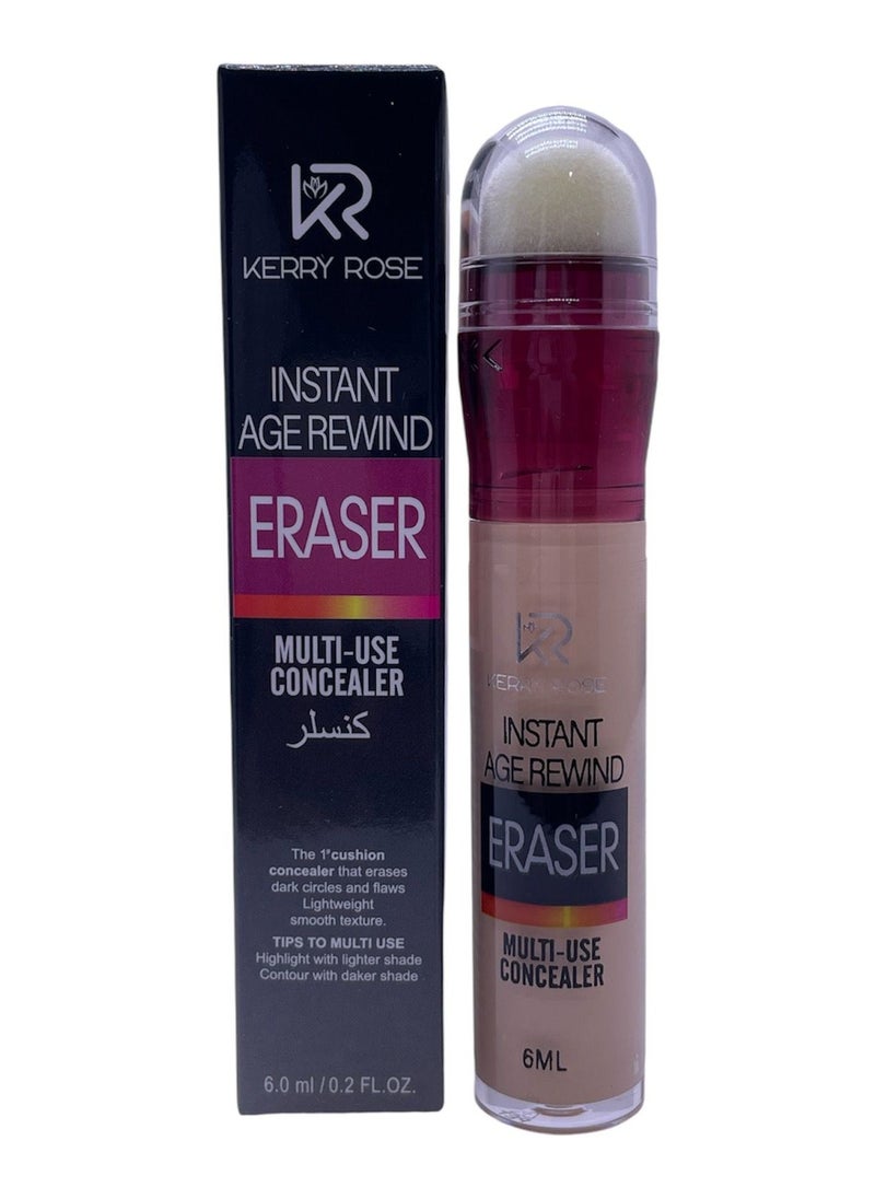 Creamy concealer with medium build coverage. It gives the skin a satin texture, and with its unique formula, it is non-greasy and provides 12-hour hold