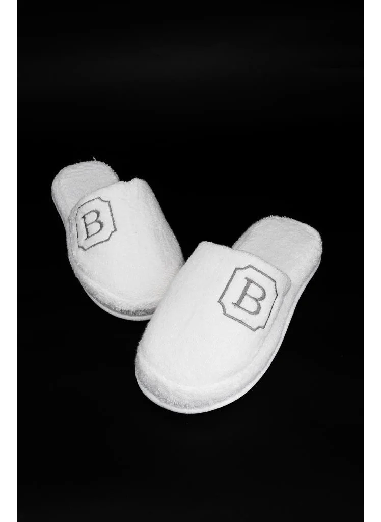 Ender Home Letter B Towel Bathroom Home Hotel Maternity Slippers Thick Sole Slippers