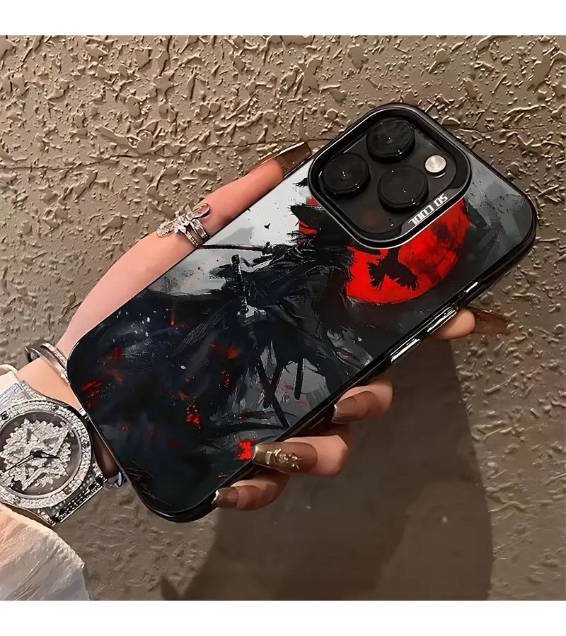 Classic Japanese Samurai Pattern Phone Case Bushido Spirit Power Protection For Men Pursuing Courage And Discipline Compatible With Transsion Infinix GT10 Pro Hot 10 Play Hot 11 Play Hot 12 Play Hot 30i Hot 40 Note 40 Zero 30 Spark Go Mixed Color 1 Daily - Image 1
