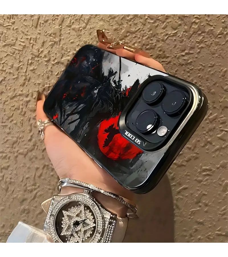 Classic Japanese Samurai Pattern Phone Case Bushido Spirit Power Protection For Men Pursuing Courage And Discipline Compatible With Transsion Infinix GT10 Pro Hot 10 Play Hot 11 Play Hot 12 Play Hot 30i Hot 40 Note 40 Zero 30 Spark Go Mixed Color 1 Daily - Image 5