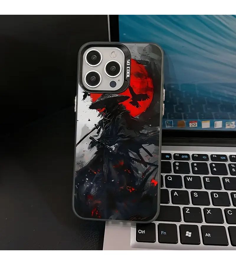 Classic Japanese Samurai Pattern Phone Case Bushido Spirit Power Protection For Men Pursuing Courage And Discipline Compatible With Transsion Infinix GT10 Pro Hot 10 Play Hot 11 Play Hot 12 Play Hot 30i Hot 40 Note 40 Zero 30 Spark Go Mixed Color 1 Daily - Image 3