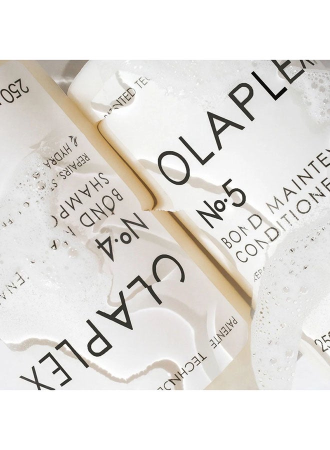 Olaplex 3-Piece No.4 Bond Maintenance Shampoo, No.5 Conditioner And No.6 Smoother Set White 250ml+250ml+100ml - Image 4