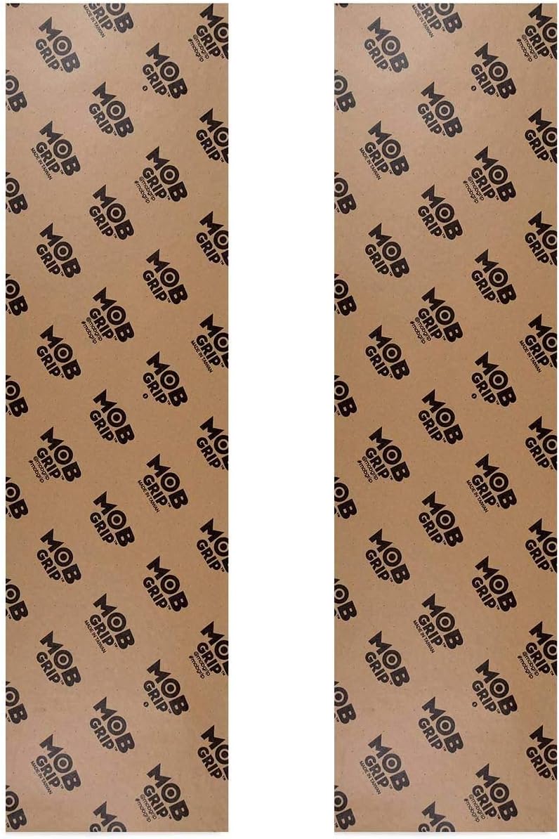 Mob Grip Mob Skateboard Grip Tape Sheet Black 2 X's 33" Long X 9" Wide - No Bubble Application Tape 33" x 9" (2 Sheets) - Image 2