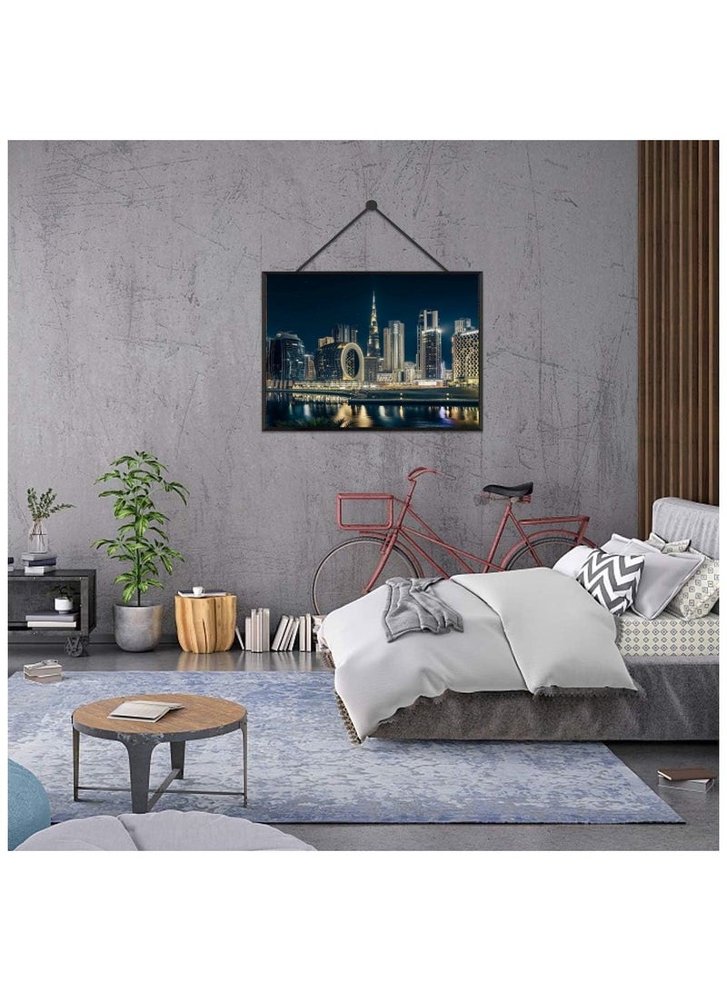 1000 Piece Dubai Night Scenery Skyline Colorful Entertainment And Leisure Decoration Puzzles - Image 4