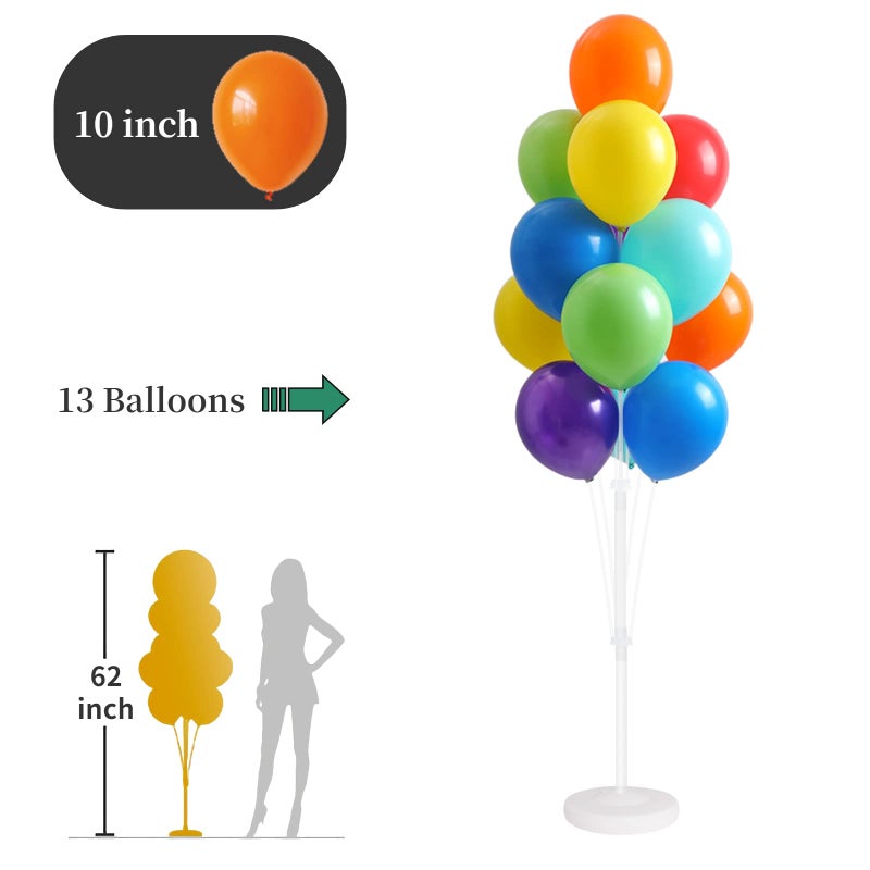 IMISNO Balloon Column Kit for Floor-Balloon Columns with Stand, Base and Pole,Balloon Tower Backdrop Decoration for Wedding, Baby Shower, Birthday Party, or Bachelorette Parties (MULTICOLOR) - Image 3